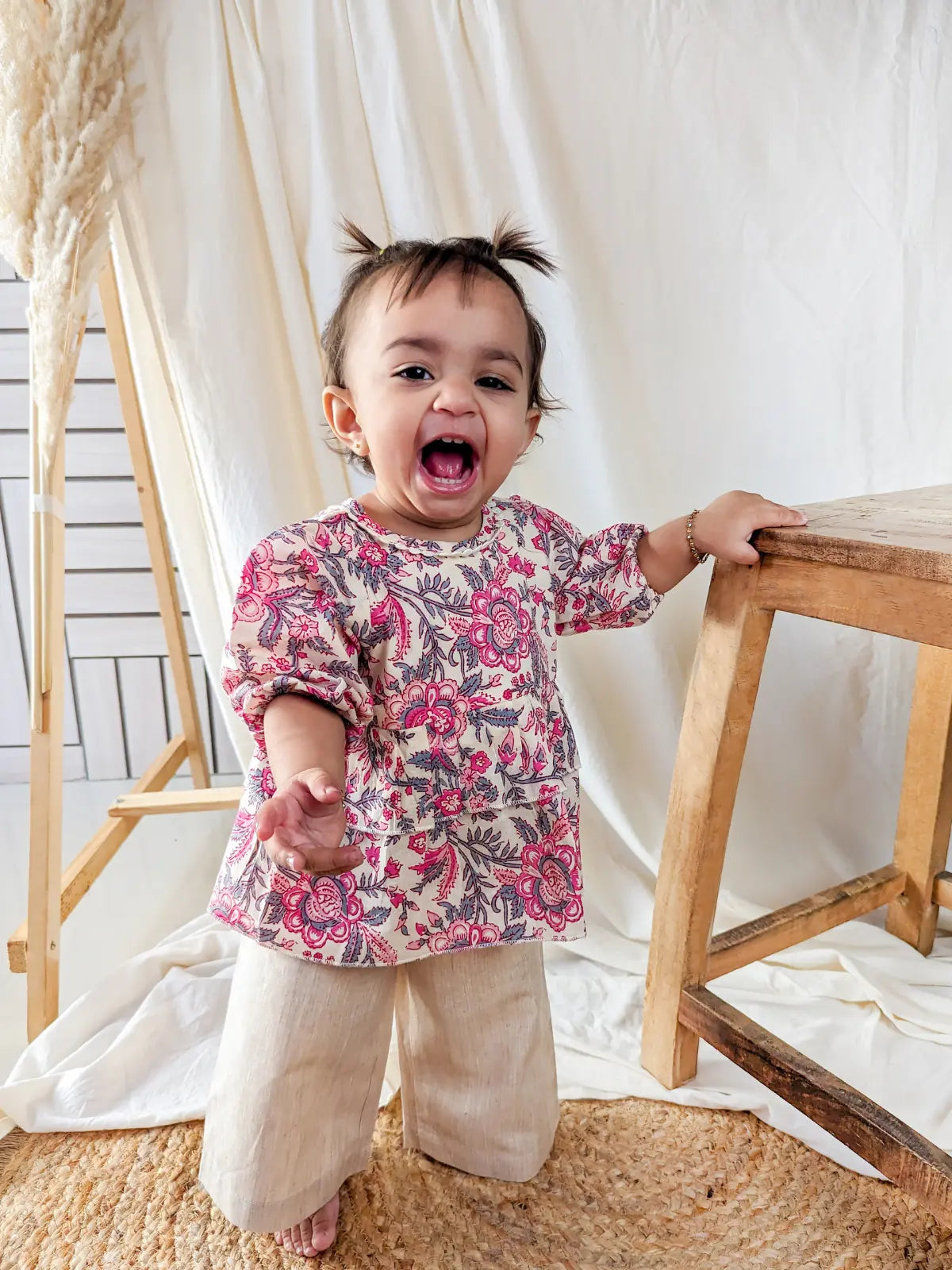 Cotton Baby Girl Dresses Organic Cotton Baby Girl Dresses, Peach