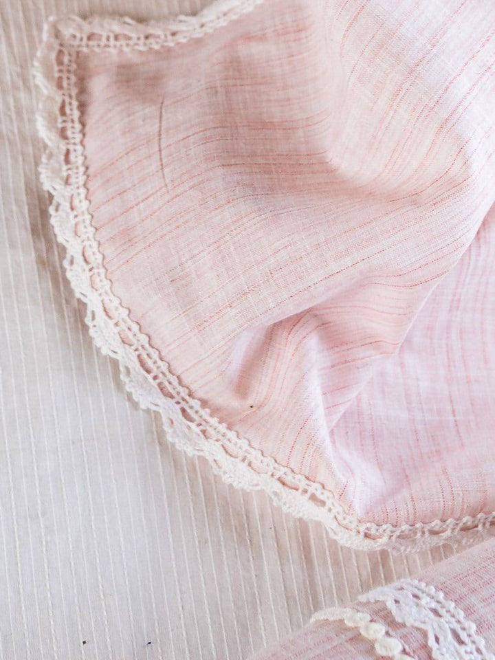 100% Organic Peach Cotton Wrap Newborn Baby Blanket - Halemons
