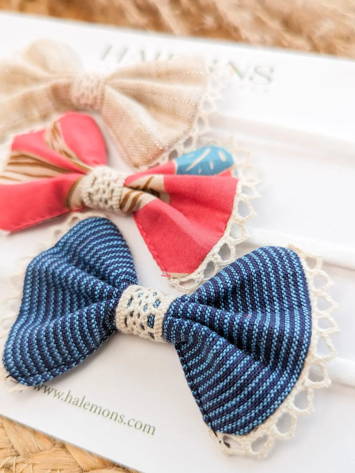 Handmade Bow Bands for Babies & Toddler Pure Cotton Halemons Bipasha