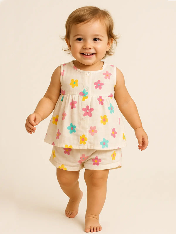 new born cotton dress Fair Isle Baby Girl Sweater Knit Dress (Organic Cotton) Navy Blue / 12-18M