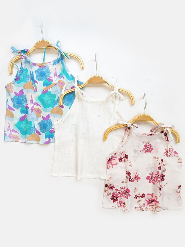 Floral Abstract Doodle Comfort 100% Cotton Newborn Jabla pack of 3