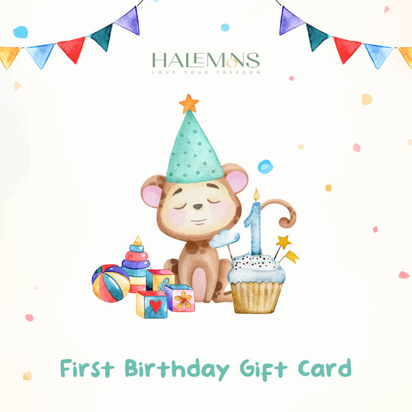 First Birthday Gift Card