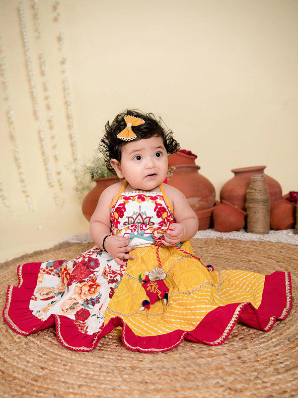 Pure Cotton Traditional Ethnic Wear for Baby Girls Halemons
