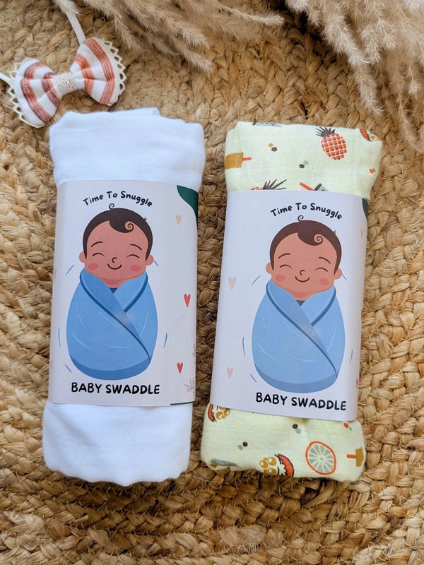 Muslin Pineapple Swaddle-pack of 2