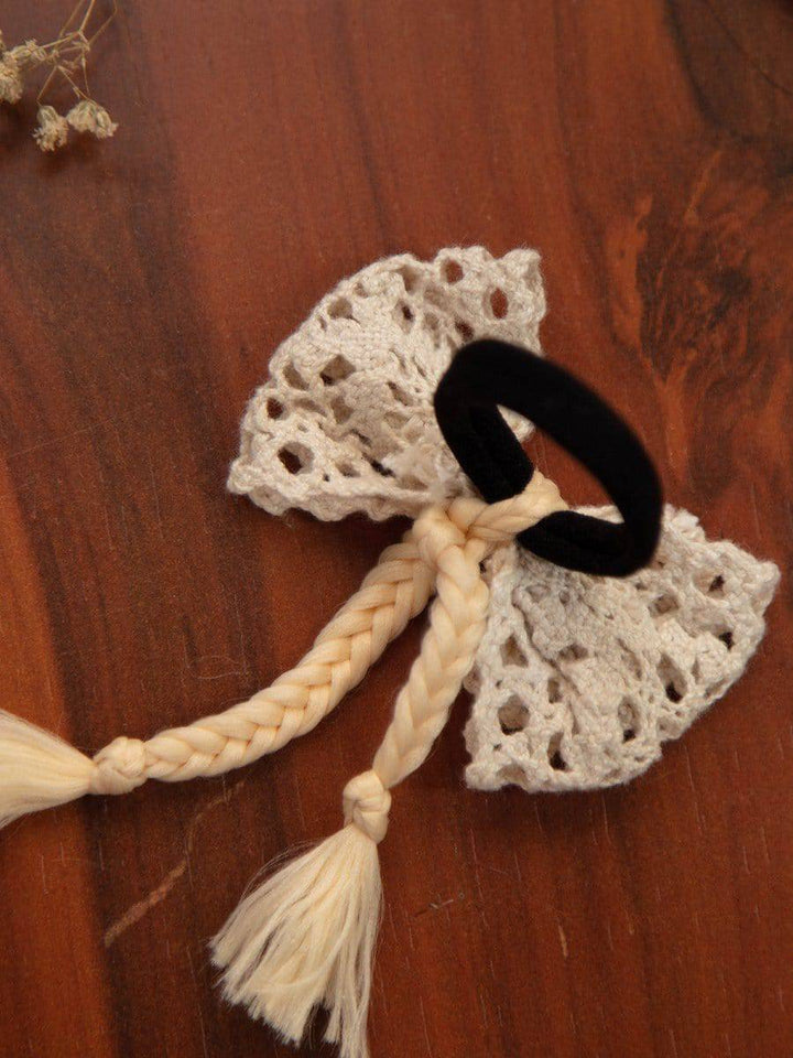Birthday Baby Infant Girl Toddler Handmade Cotton Crochette Bows PONY Hairband pack of 3 - Halemons