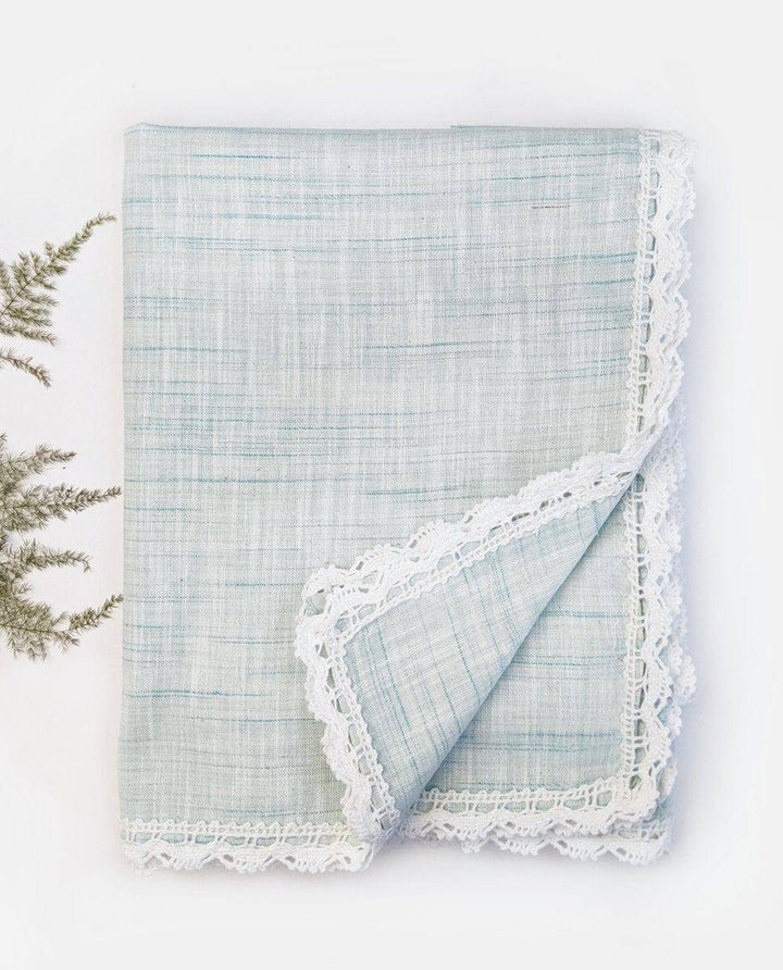 100% organic Seagreen cotton Newborn Baby Swaddle Blanket - Halemons