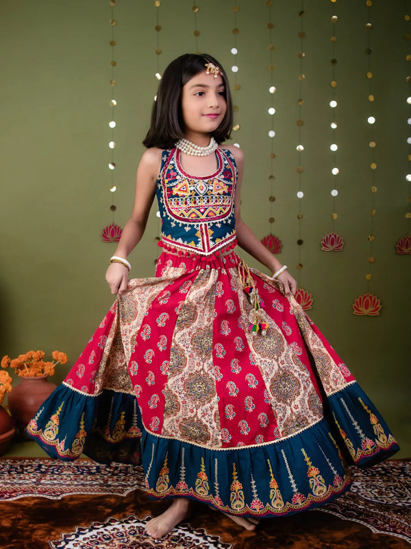 Gori Radha Lehenga Choli Set For Girls